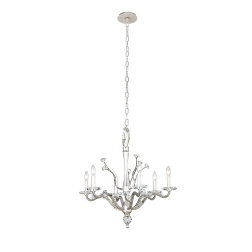 Venus Six Light Chandelier in Pewter (33|517771PW)