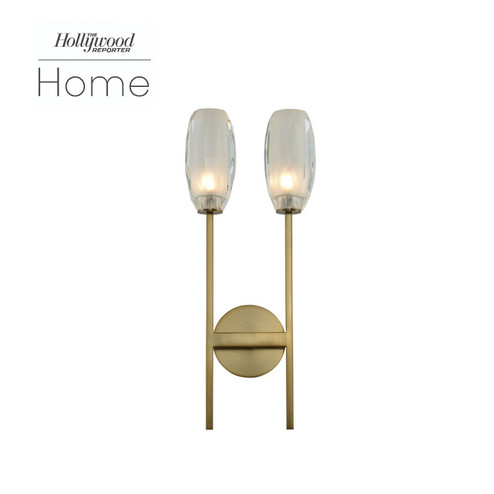 August LED Wall Sconce in Winter Brass (33|511522WB)