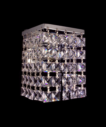 Bedazzle One Light Wall Sconce in Chrome (92|16102 CPSQ)