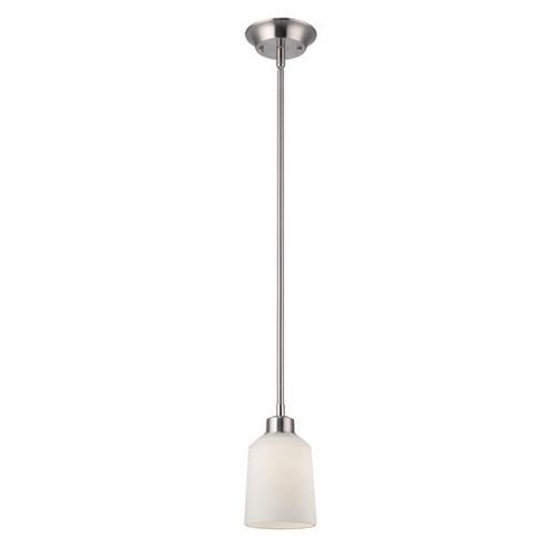 Quincy One Light Pendant in Brushed Nickel (387|IPL431A01BN)