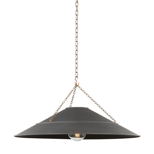 Arcane One Light Pendant in Patina Brass (67|F1234-PBR/GRA)