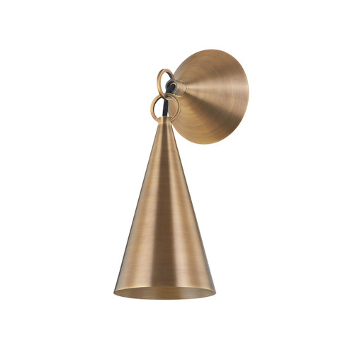 Midvale One Light Wall Sconce in Patina Brass (67|B1912-PBR)