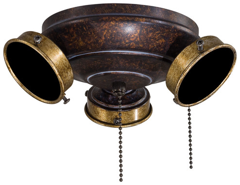 Timeless Three Light Fan Light Kit in Mottled Copper W/ Gold Highlights (15|K9614-MCG)
