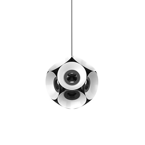 Magellan LED Chandelier in Black/White (347|CH51224-BK/WH)