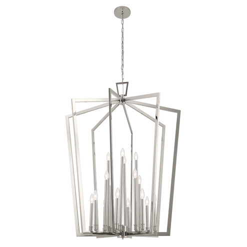 Abbotswell 16 Light Foyer Pendant in Polished Nickel (12|43499PN)