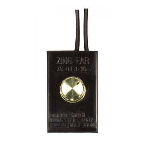 Full Range Table Lamp Dimmer Switch in Black / Gold (230|80-1166)