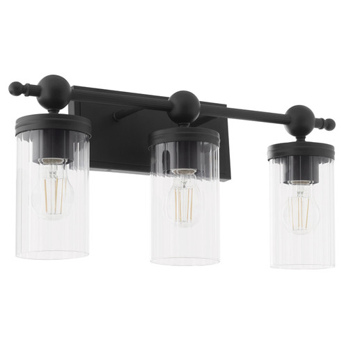 Lee Boulevard Three Light Vanity in Matte Black (19|560-3-59)