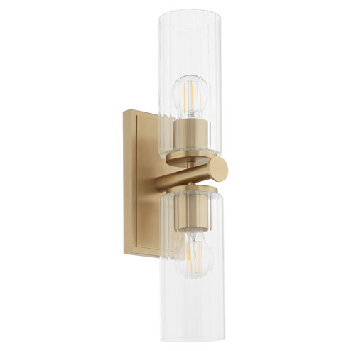 Mercier Two Light Wall Mount in Aged Brass (19|540-2-80)