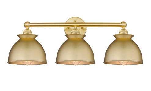 Edison Three Light Bath Vanity in Satin Gold (405|616-3W-SG-M14-SG)
