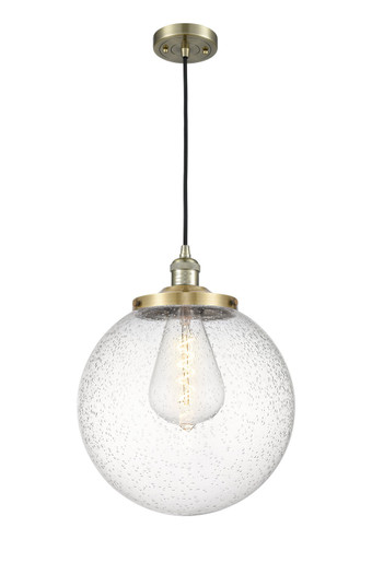 Franklin Restoration One Light Mini Pendant in Antique Brass (405|201C-AB-G204-14)