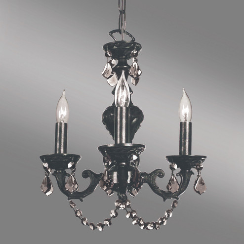 Gabrielle Color Four Light Mini Chandelier in English Bronze (92|8335 EB CPFR)