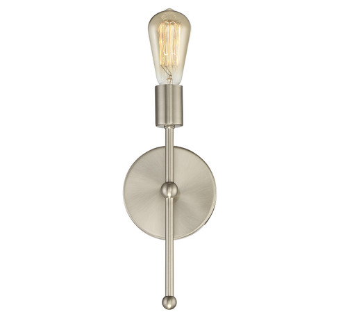 Mscon One Light Wall Sconce in Satin Nickel (446|M90005-SN)