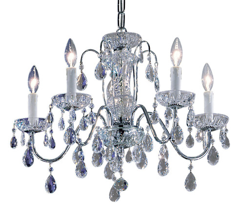 Daniele Five Light Chandelier in Gold Color Plated (92|8375 GP I)