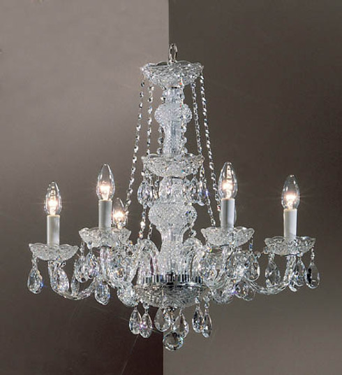 Monticello Six Light Chandelier in Chrome (92|8236 CH I)