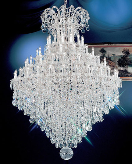 Maria Theresa 84 Light Chandelier in Chrome (92|8187 CH C)