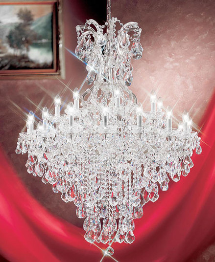 Maria Theresa 25 Light Chandelier in Chrome (92|8179 CH C)