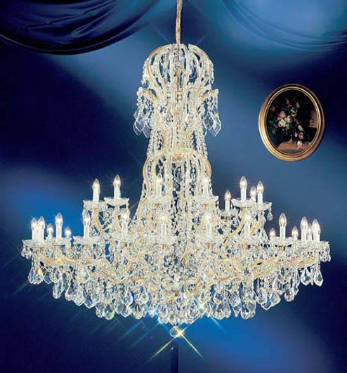 Maria Theresa 37 Light Chandelier in Olde World Gold (92|8166 OWG C)