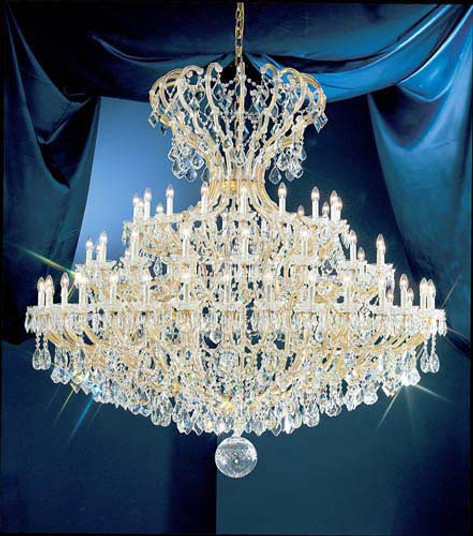 Maria Theresa 72 Light Chandelier in Olde World Gold (92|8149 OWG C)