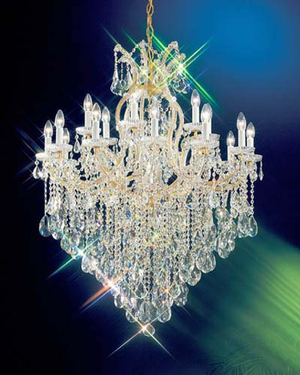 Maria Theresa 19 Light Chandelier in Olde World Gold (92|8128 OWG C)