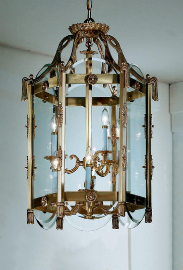 Charleston Nine Light Lantern in Victorian Bronze (92|7950 VBZ)