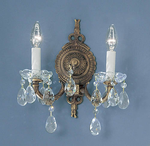 Madrid Two Light Wall Sconce in Olde World Bronze (92|5532 OWB CGT)