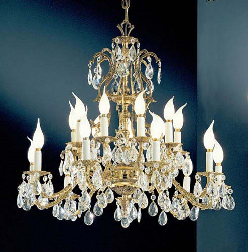 Barcelona 18 Light Chandelier in Olde World Bronze (92|5518 OWB C)