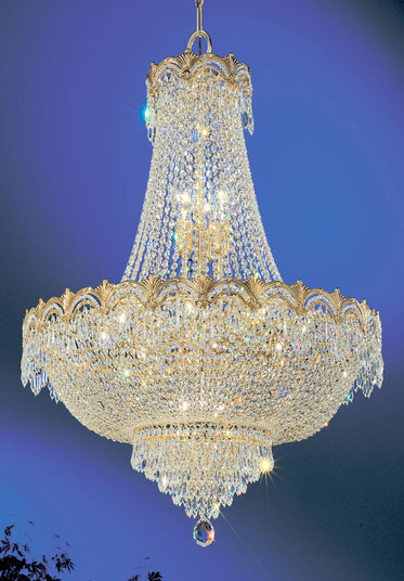 Regency II Nine Light Chandelier in Gold Plate (92|1868 G CP)