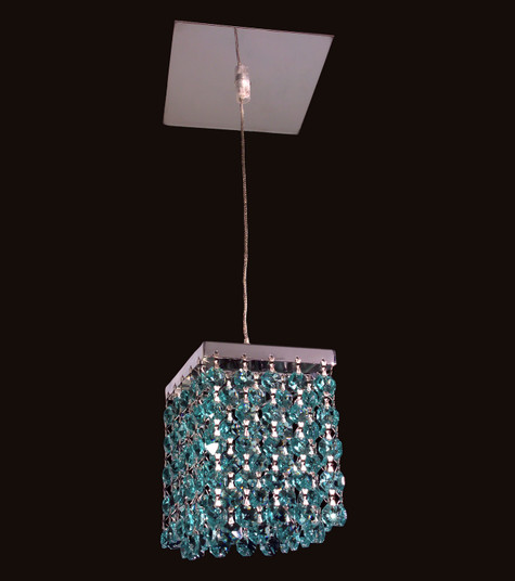 Bedazzle One Light Pendant in Chrome (92|16101 AG)