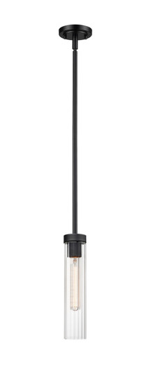 Beau One Light Pendant in Matte Black (224|740P-ROD-MB)