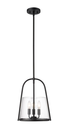 Archis Three Light Pendant in Matte Black (224|3041P12-MB)