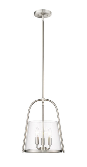 Archis Three Light Pendant in Brushed Nickel (224|3041P12-BN)