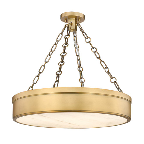 Anders LED Semi Flush Mount in Rubbed Brass (224|1944SF22-RB-LED) Anders LED Semi Flush Mount in Rubbed Brass (224|1944SF22-RB-LED)