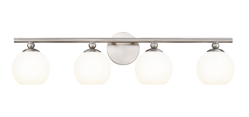 Neoma Four Light Vanity in Brushed Nickel (224|1100-4V-BN) Neoma Four Light Vanity in Brushed Nickel (224|1100-4V-BN)