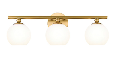 Neoma Three Light Vanity in Modern Gold (224|1100-3V-MGLD)