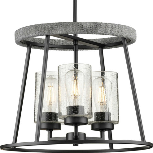 Laramie Three Light Chandelier in Matte Black (54|P400321-31M)