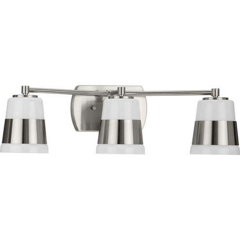 Haven Three Light Bath in Brushed Nickel (54|P300444-009)