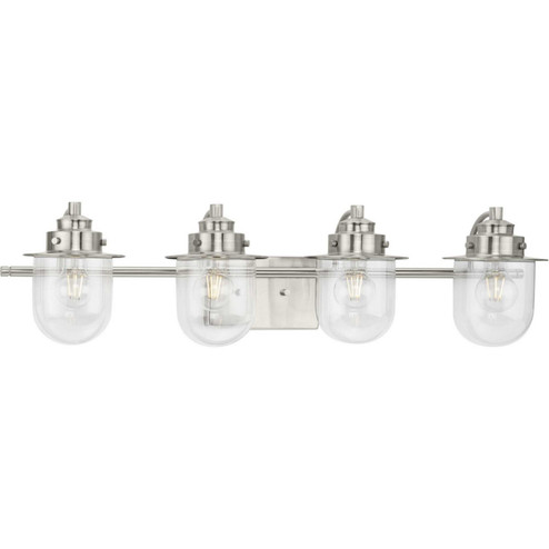 Northlake Four Light Bath in Brushed Nickel (54|P300437-009)