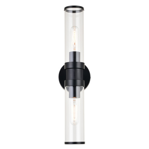 Levitt Two Light Wall Sconce in Black (63|W0439)