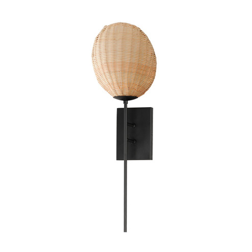 Maldives One Light Wall Sconce in Black (16|12601NABK)