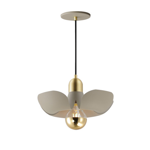 Poppy LED Pendant in Silver Gold / Satin Brass (16|11391SGSBR)