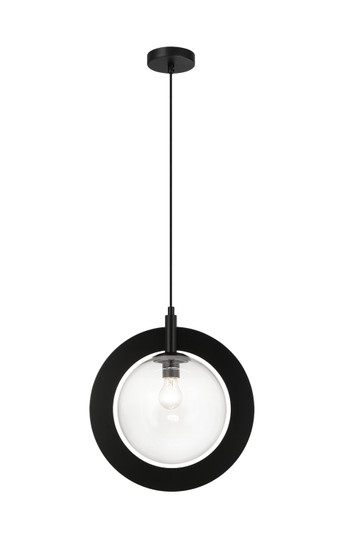 Astro One Light Pendant in Black (423|C80711BKCL)