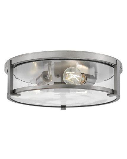 Lowell LED Flush Mount in Antique Nickel (13|3243AN-CL)