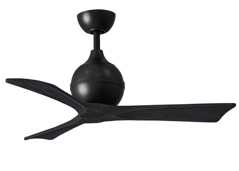 Irene 42''Ceiling Fan in Matte Black (101|IR3-BK-BK-42)