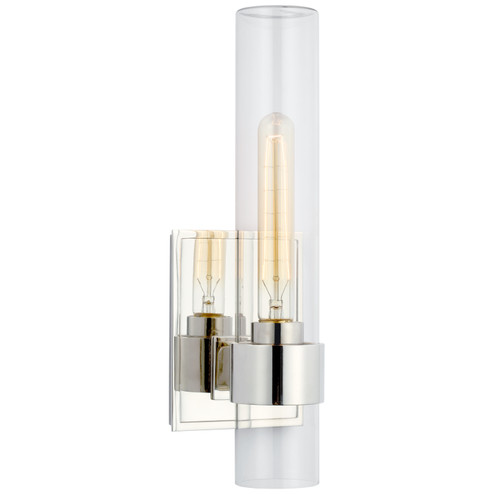Presidio LED Outdoor Wall Sconce in Polished Nickel (268|S 2168PN-CG)