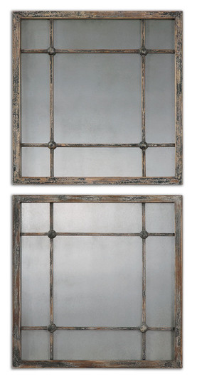 Saragano Mirror, Set Of 2 in Blue w/Aged Ivory (52|13845)