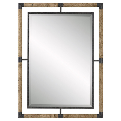 Melville Mirror in Textured Rust Black (52|09769)