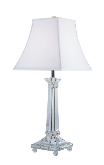 Crystal Lamps One Light Table Lamp in Polished Chrome (110|CTL-100)