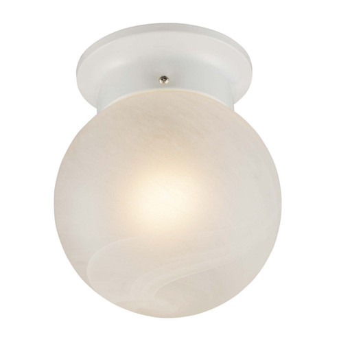 Dash One Light Flushmount in White (110|3607 WH)