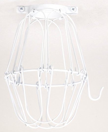 Light Bulb Cage in White (230|90-1917)