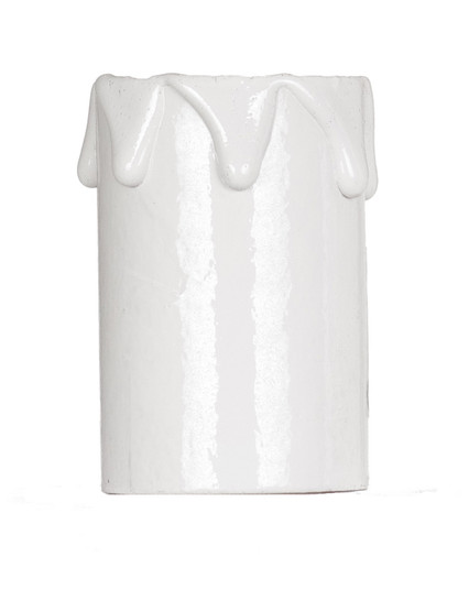 Candle Cover in White (230|90-1246)